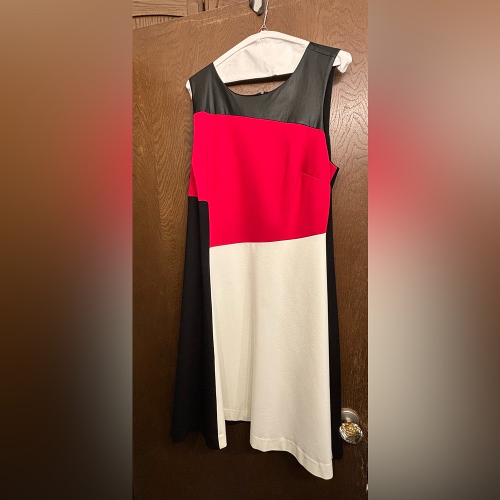 Prabal Gurung X Lane Bryant Colorblock Fit & Flare Dress Size 16